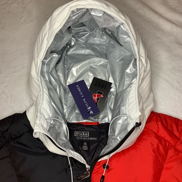 Rare Limited Edition Polo Ralph Lauren 1992 Stadium Puffer Down Jacket XXL NWT - Picture 3 of 10